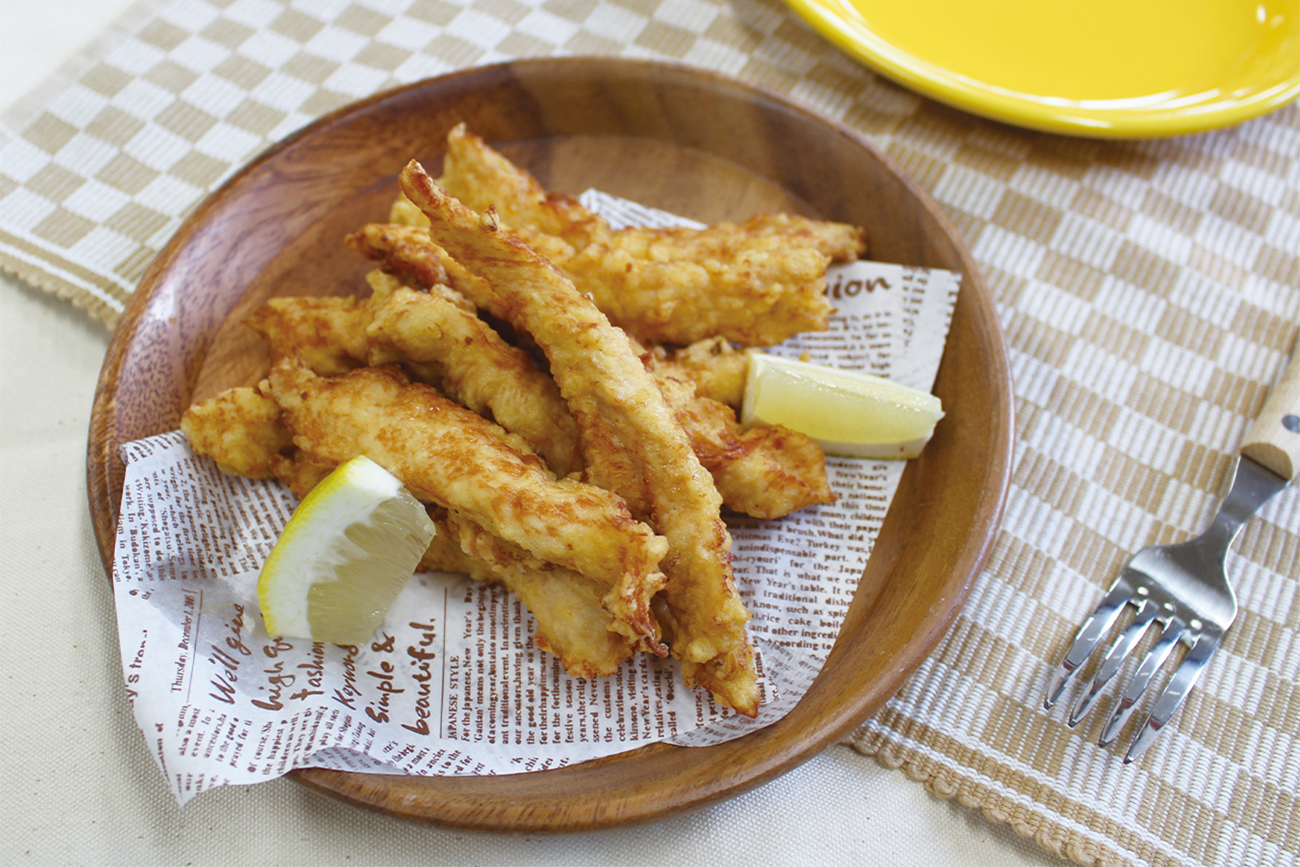 鶏ささみのスティック唐揚げ
