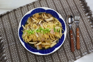 きのこの和風パスタ