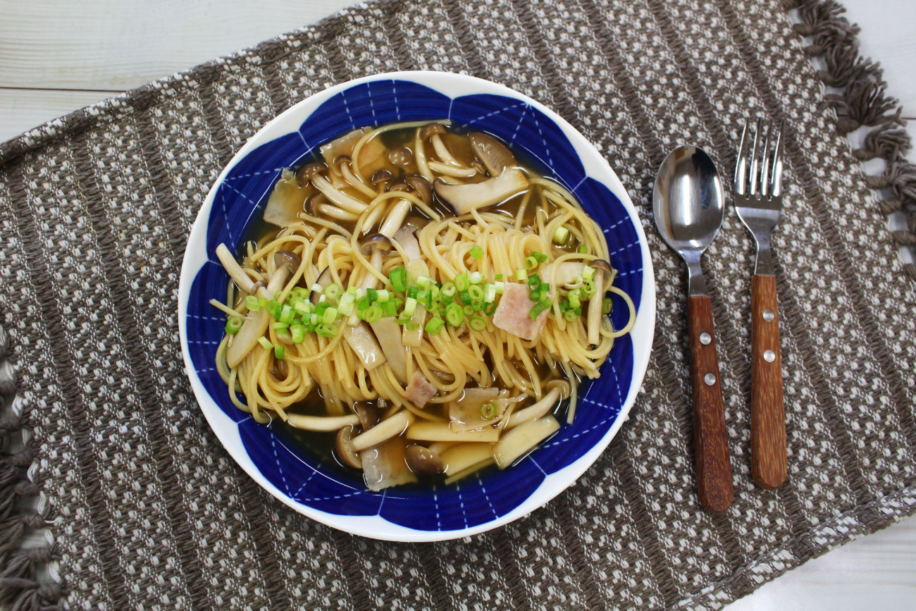 きのこの和風パスタ